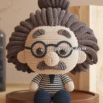 Amigurumi Albert Einstein – FREE Crochet Pattern