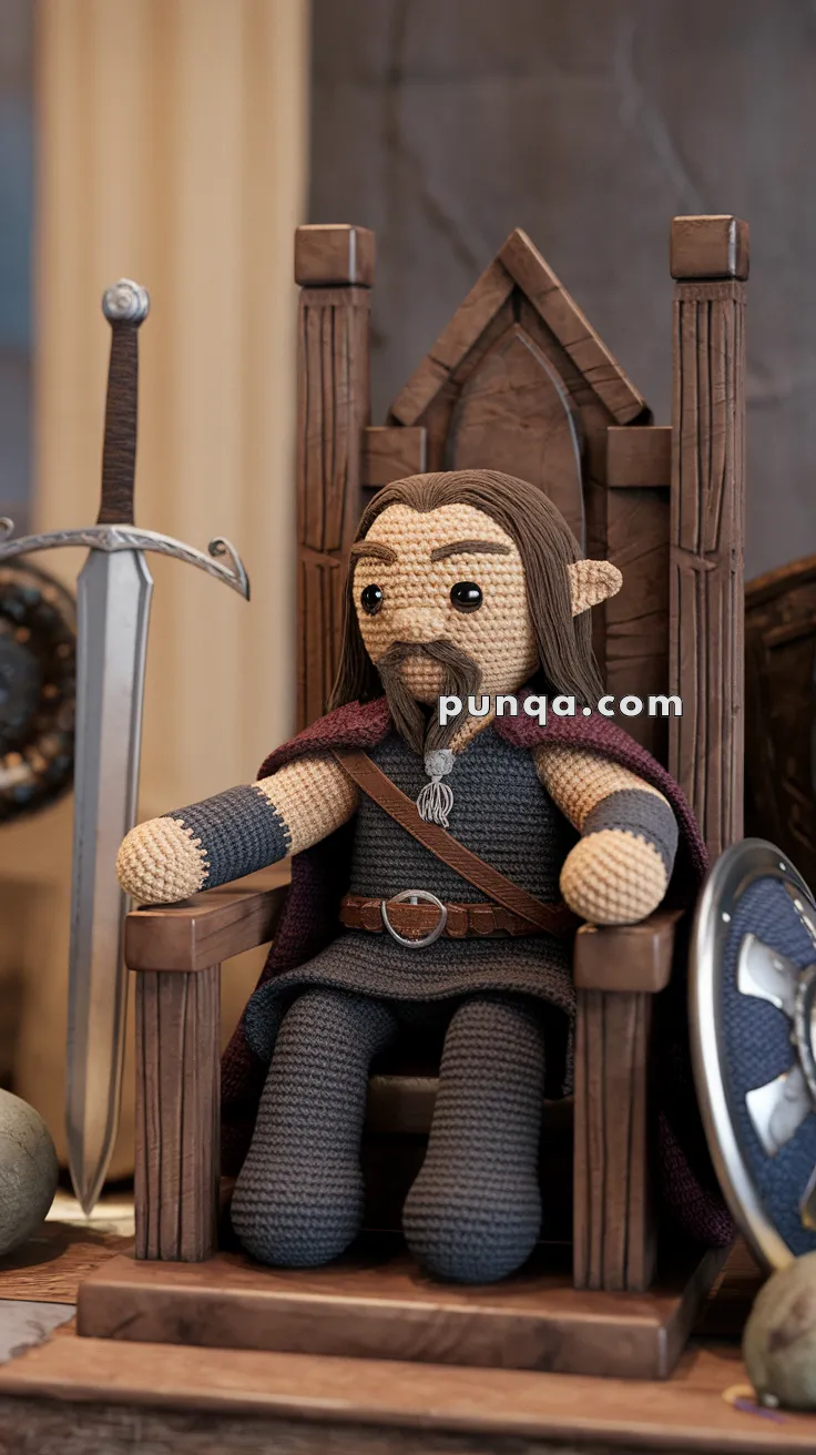 Amigurumi Aragorn (Strider) – FREE Crochet Pattern