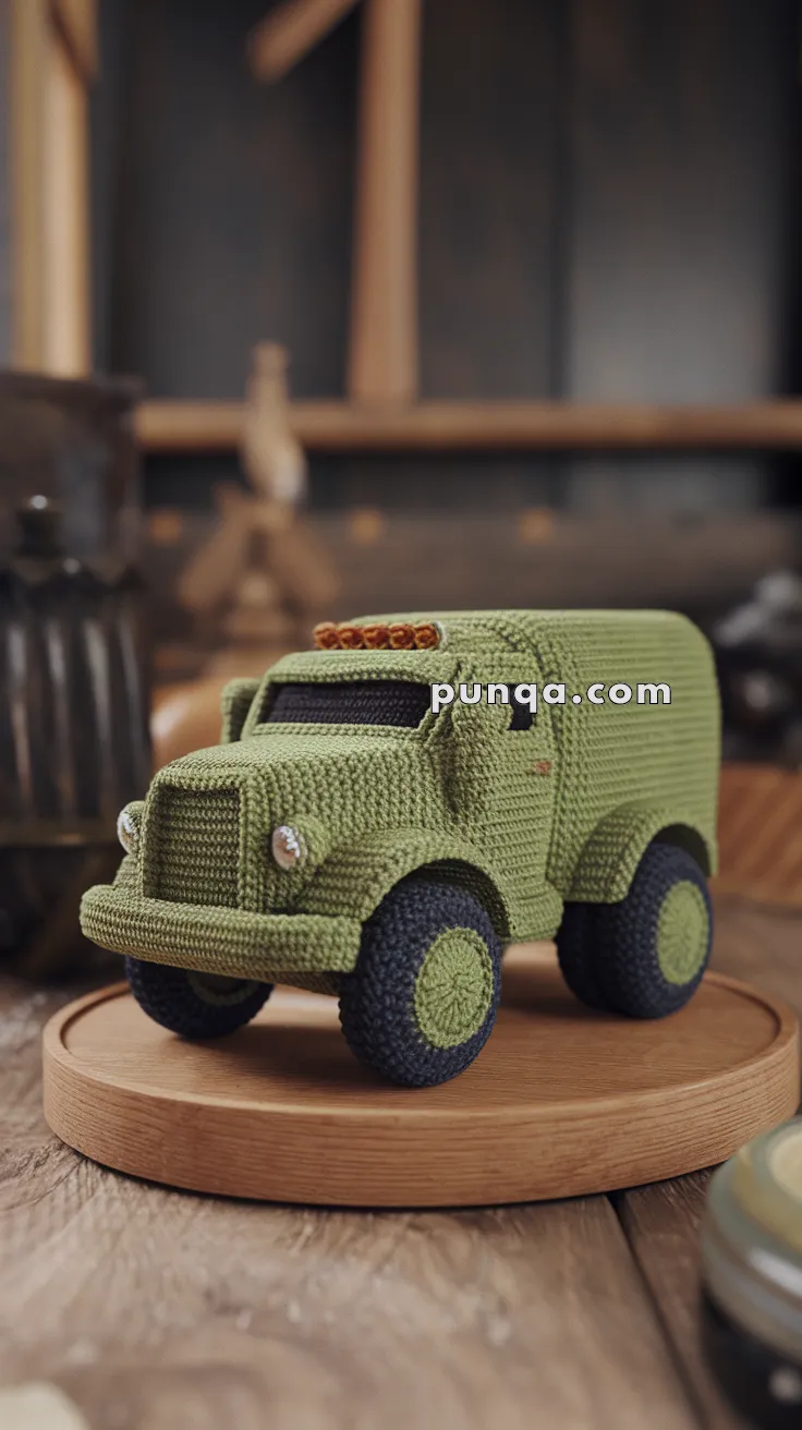 Amigurumi Armored Truck – FREE Crochet Pattern