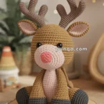 Amigurumi Baby Rattle Reindeer – FREE Crochet Pattern