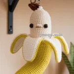 Amigurumi Banana Keychain – FREE Crochet Pattern