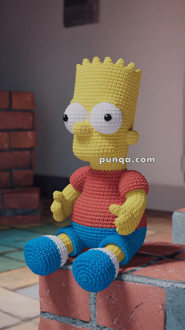 Amigurumi Bart Simpson – FREE Crochet Pattern