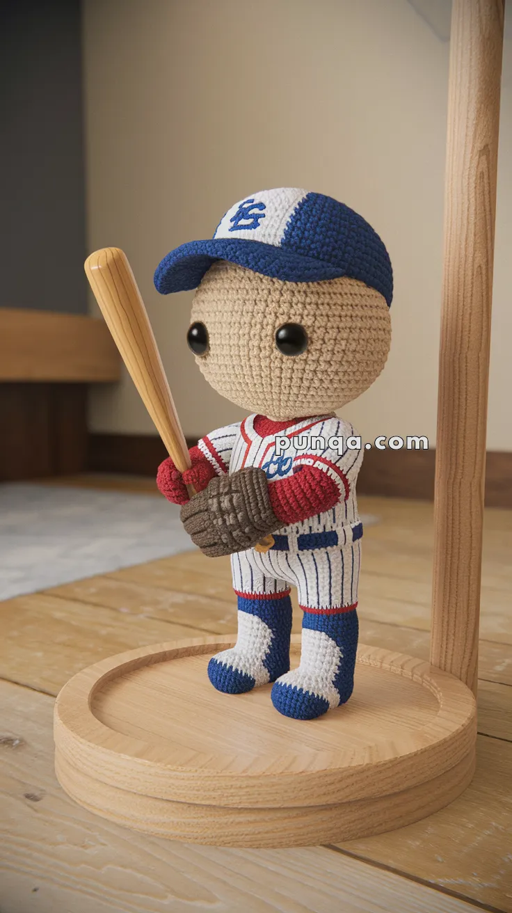 Amigurumi Baseball Player – FREE Crochet Pattern