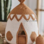 Amigurumi Bedouin Tent For A Mini Desert Scene – FREE Crochet Pattern