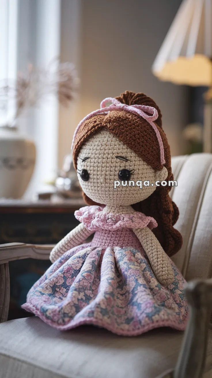 Realistic crochet image for Amigurumi Belle - FREE Crochet Pattern