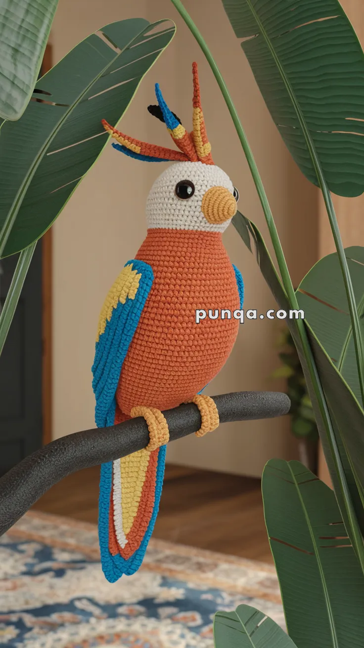 Amigurumi Bird Of Paradise – FREE Crochet Pattern