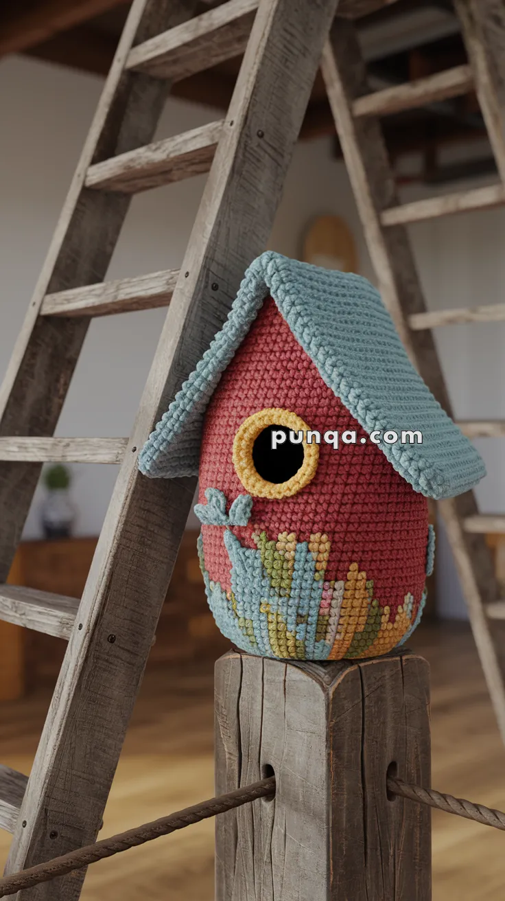 Amigurumi Birdhouse – FREE Crochet Pattern