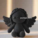 Amigurumi Black Angel – FREE Crochet Pattern