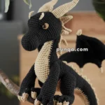 Amigurumi Black Dragon – FREE Crochet Pattern