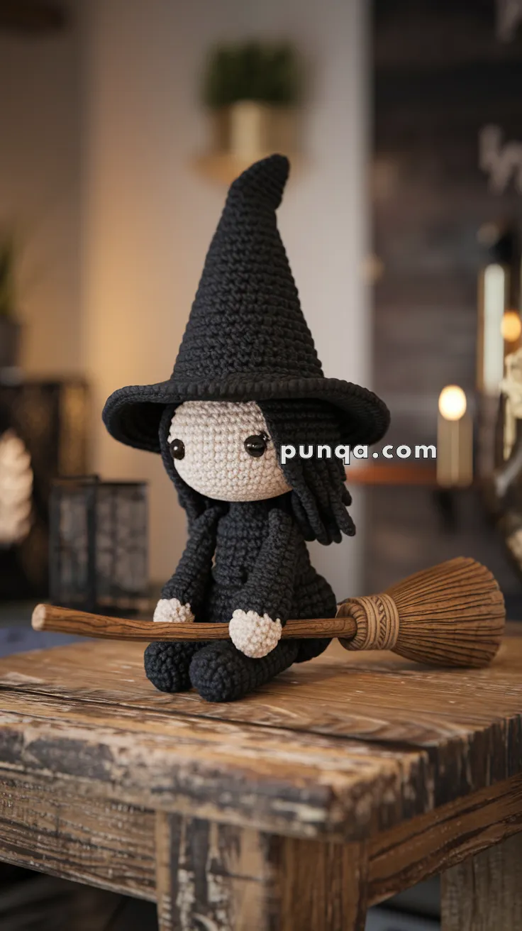 Amigurumi Black Witch – FREE Crochet Pattern