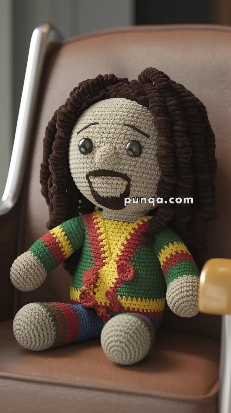 Amigurumi Bob Marley – FREE Crochet Pattern