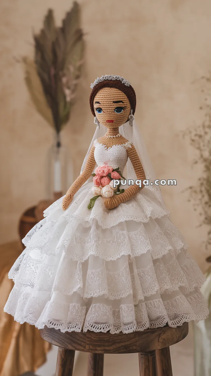 Amigurumi Bride Doll – FREE Crochet Pattern
