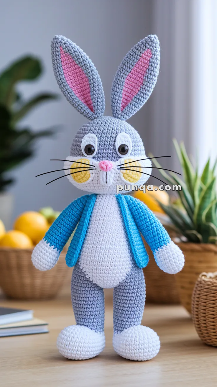 Amigurumi Bugs Bunny – FREE Crochet Pattern