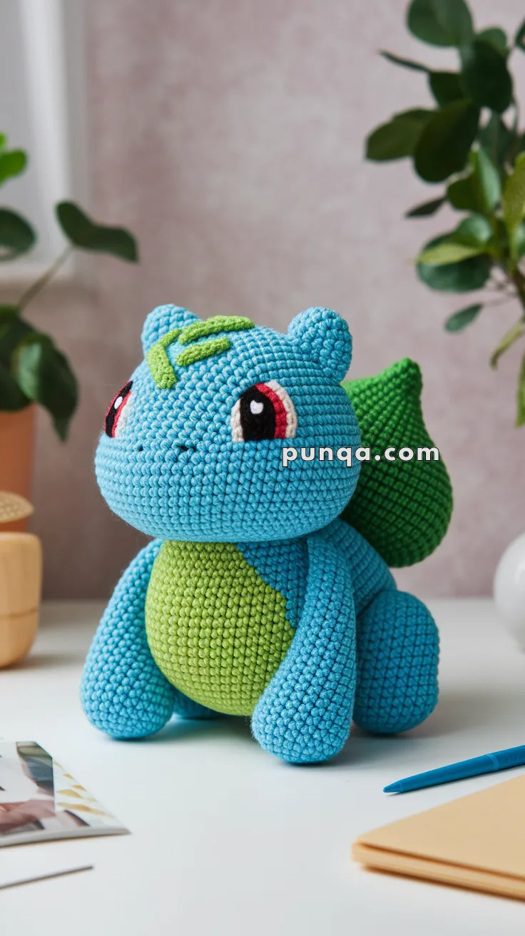 Amigurumi Bulbasaur – FREE Crochet Pattern