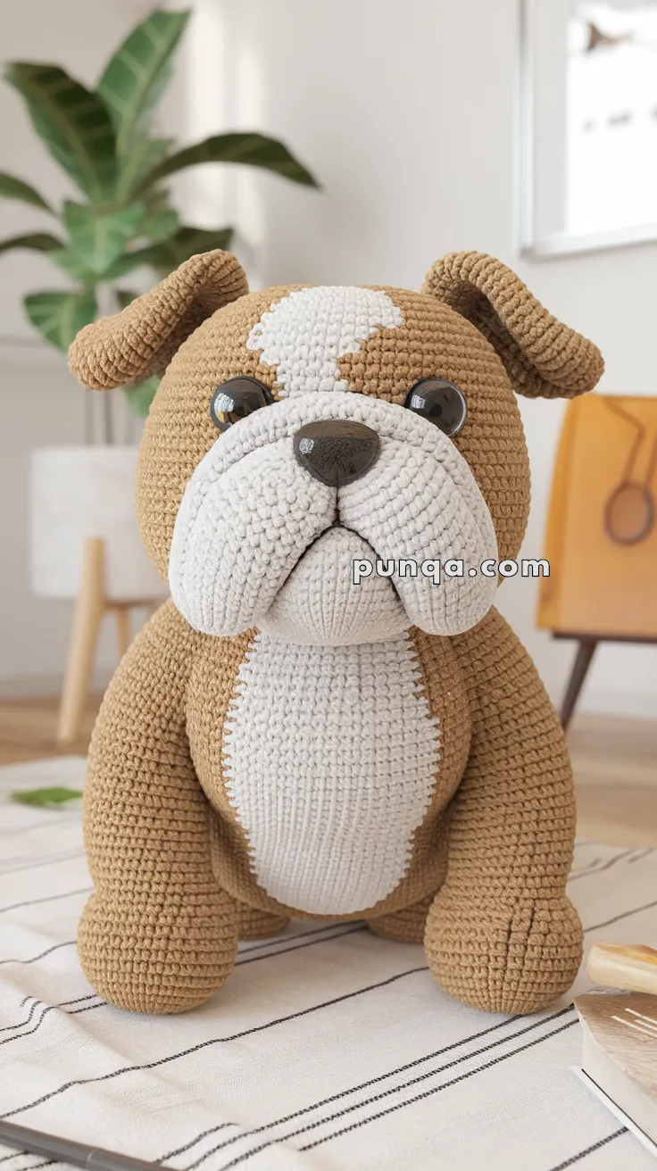 Amigurumi Bulldog – FREE Crochet Pattern