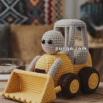 Amigurumi Bulldozer – FREE Crochet Pattern