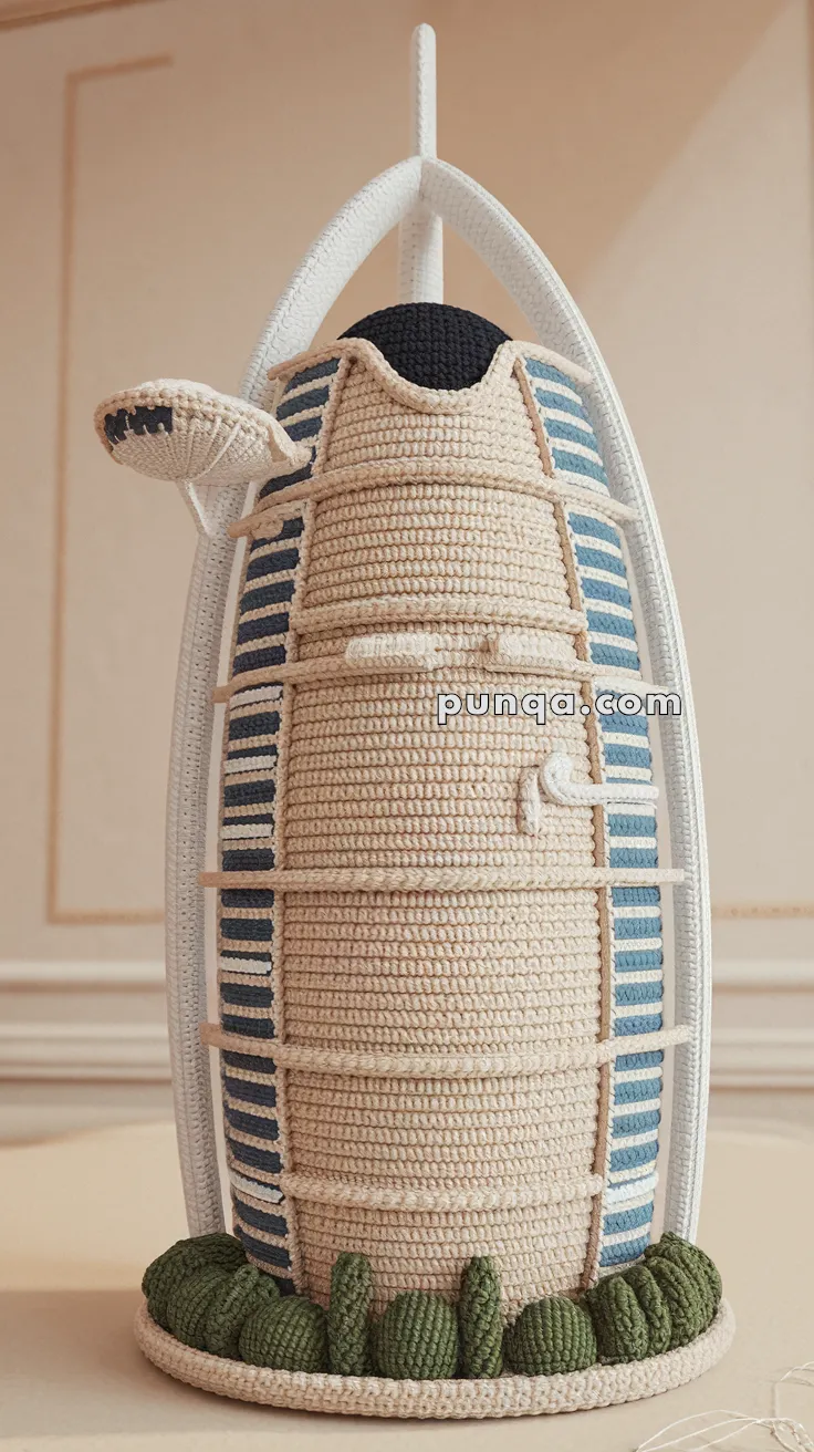 Amigurumi Burj Al Arab – FREE Crochet Pattern