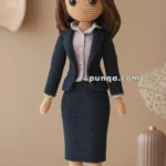 Amigurumi Businesswoman Doll – FREE Crochet Pattern