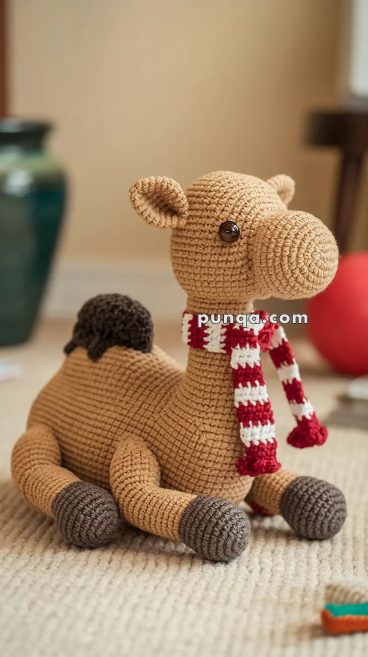 Amigurumi Camel Calf – FREE Crochet Pattern