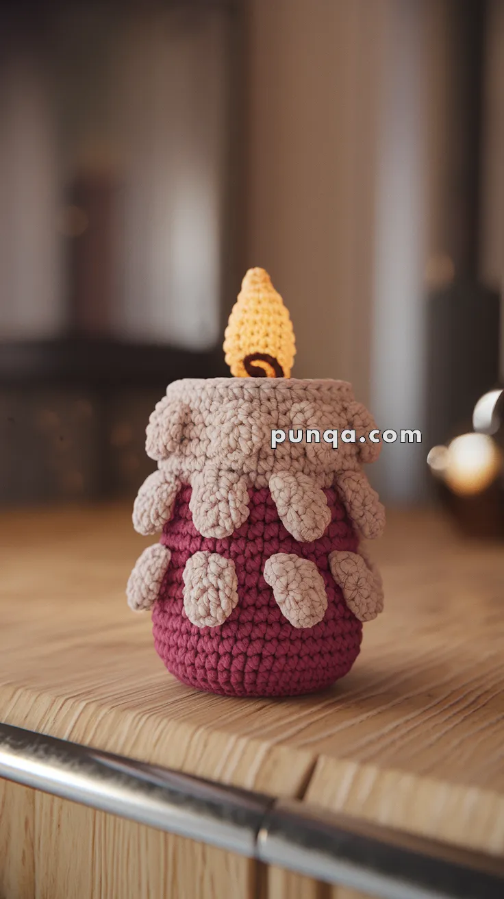 Amigurumi Candle – FREE Crochet Pattern