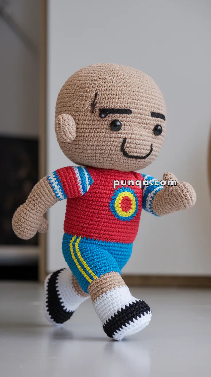Amigurumi Carl Lewis – FREE Crochet Pattern