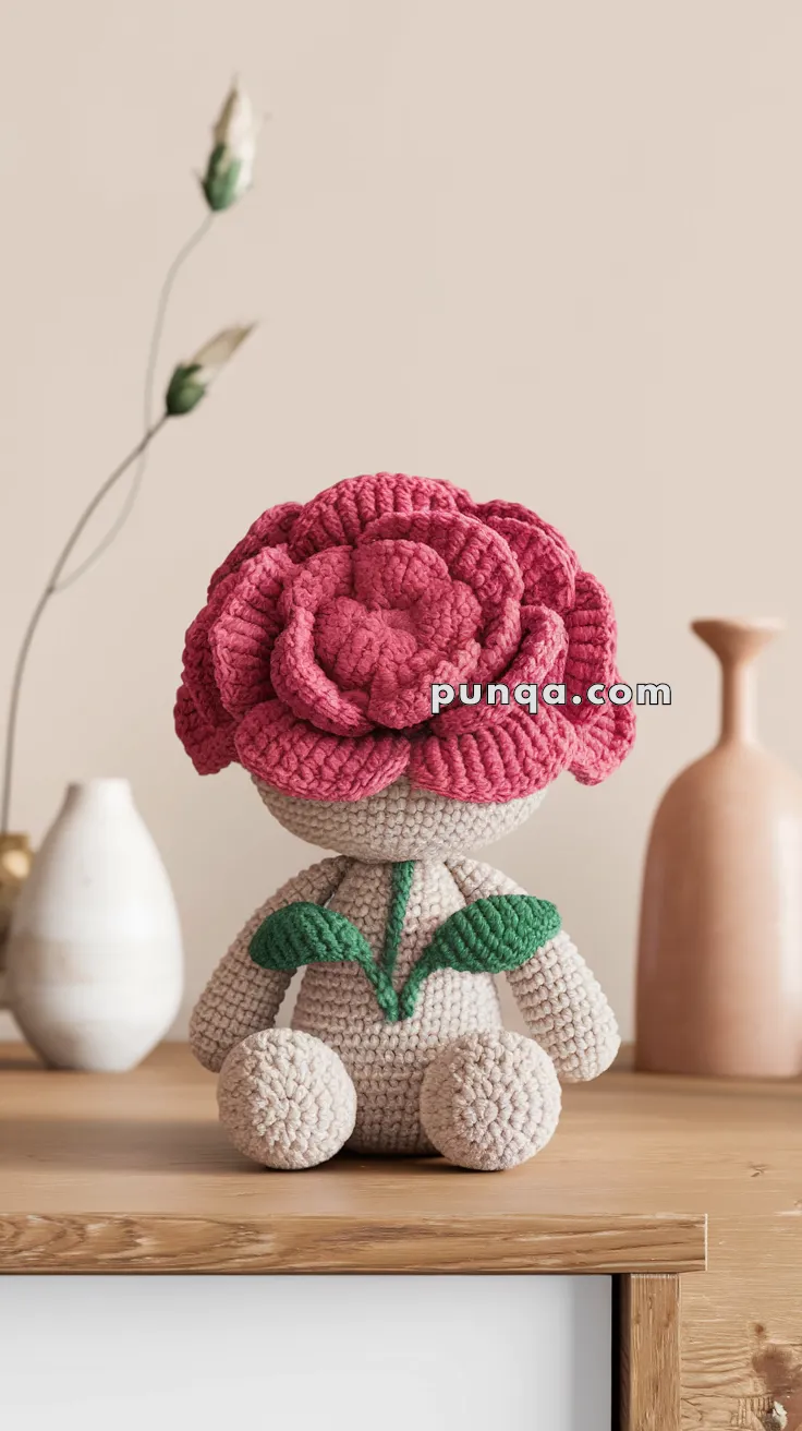 Amigurumi Carnation – FREE Crochet Pattern