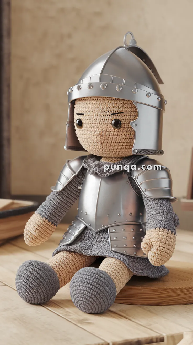 Amigurumi Castle Knight Doll – FREE Crochet Pattern