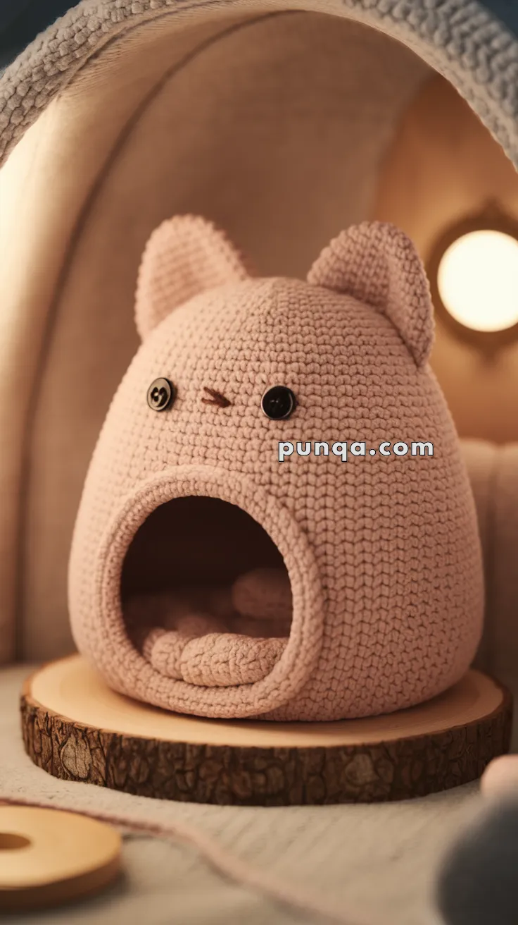 Amigurumi Cat House – FREE Crochet Pattern