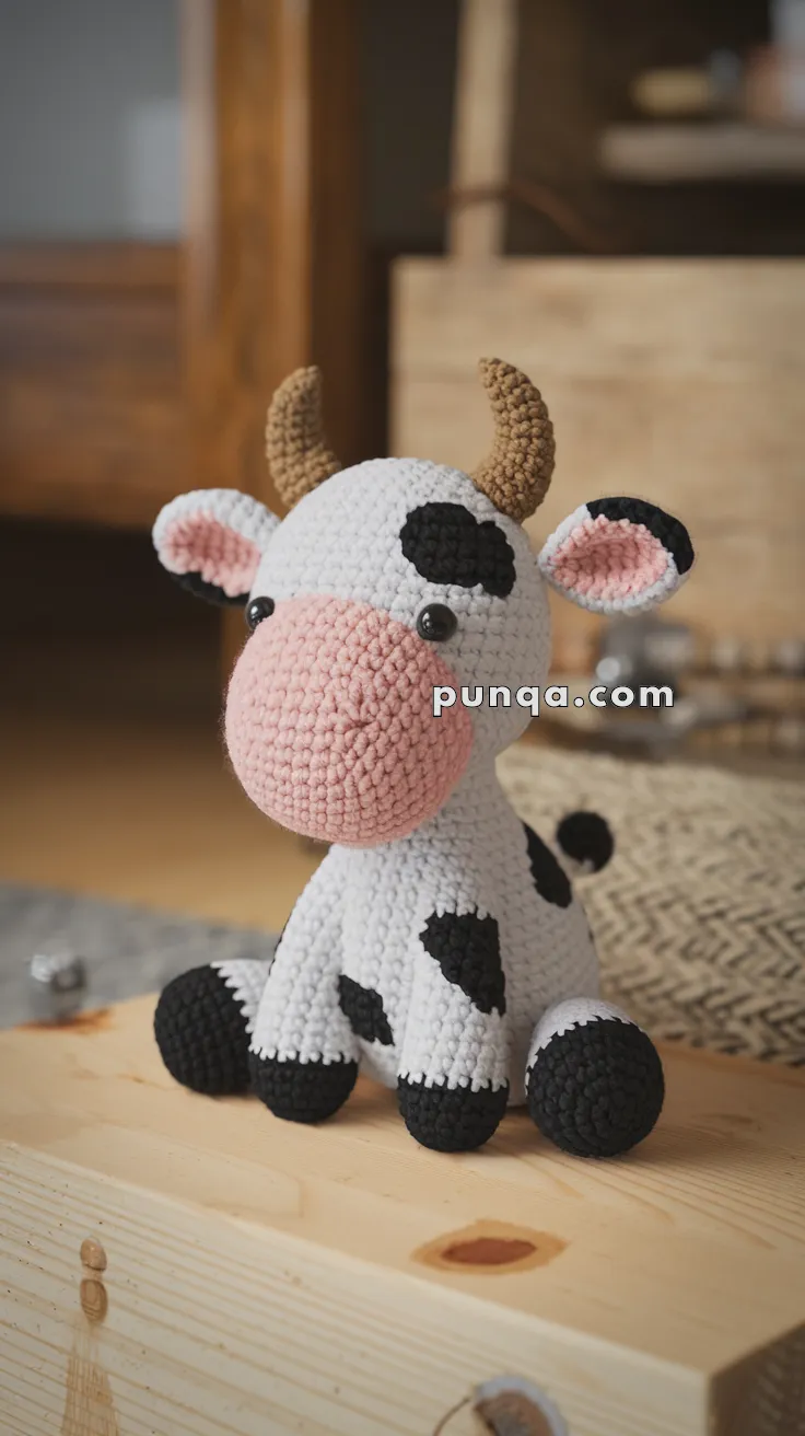 Amigurumi Cattle – FREE Crochet Pattern