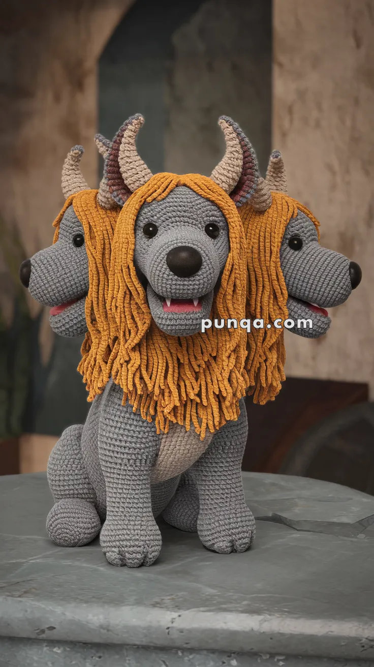 Amigurumi Cerberus – FREE Crochet Pattern