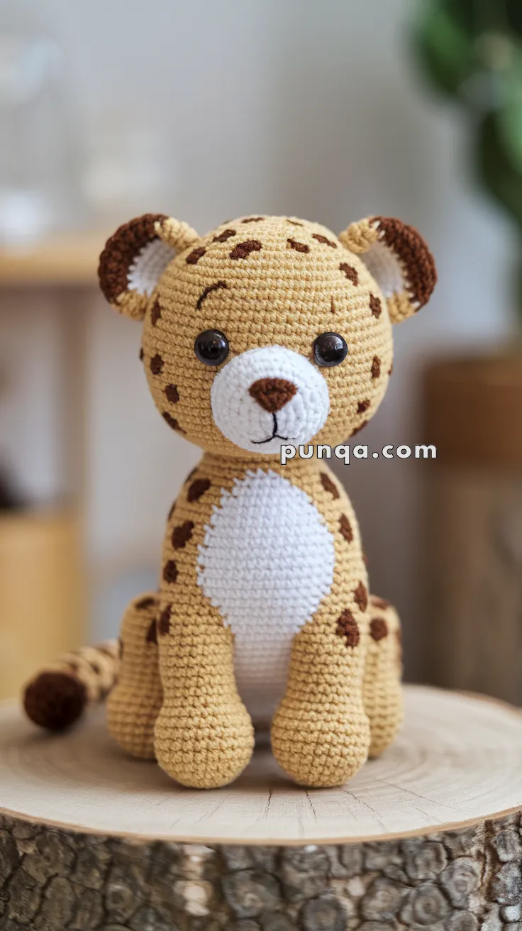 Amigurumi Cheetah – FREE Crochet Pattern