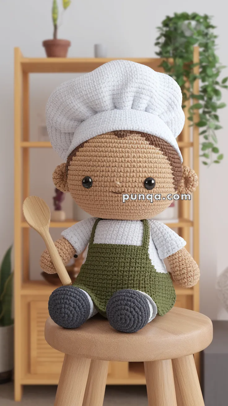 Amigurumi Chef Doll – FREE Crochet Pattern