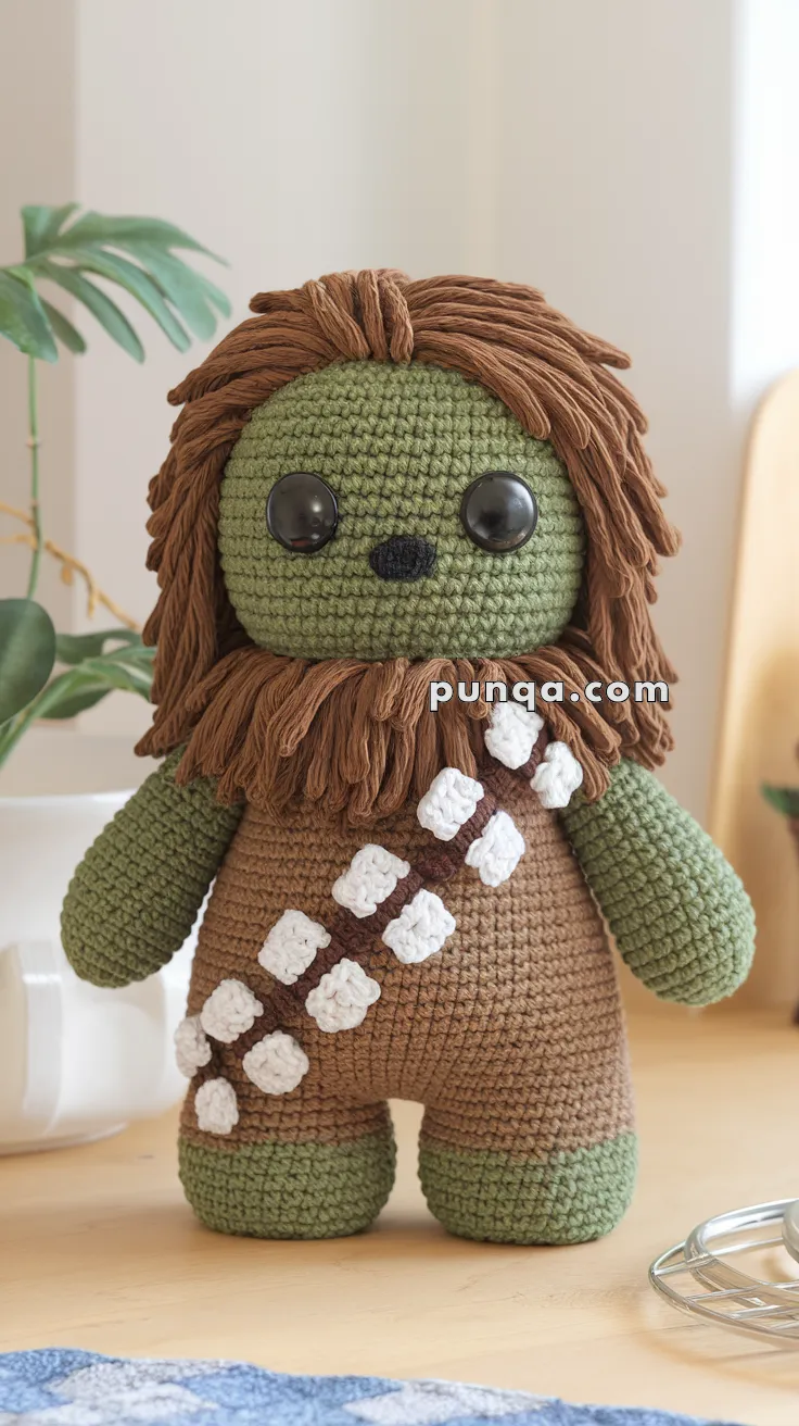 Amigurumi Chewbacca – FREE Crochet Pattern