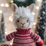 Amigurumi Christmas Alpaca In Sweater – FREE Crochet Pattern