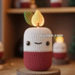 Amigurumi Christmas Candle – FREE Crochet Pattern