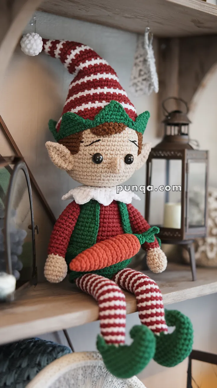 Amigurumi Christmas Elf On The Shelf – FREE Crochet Pattern