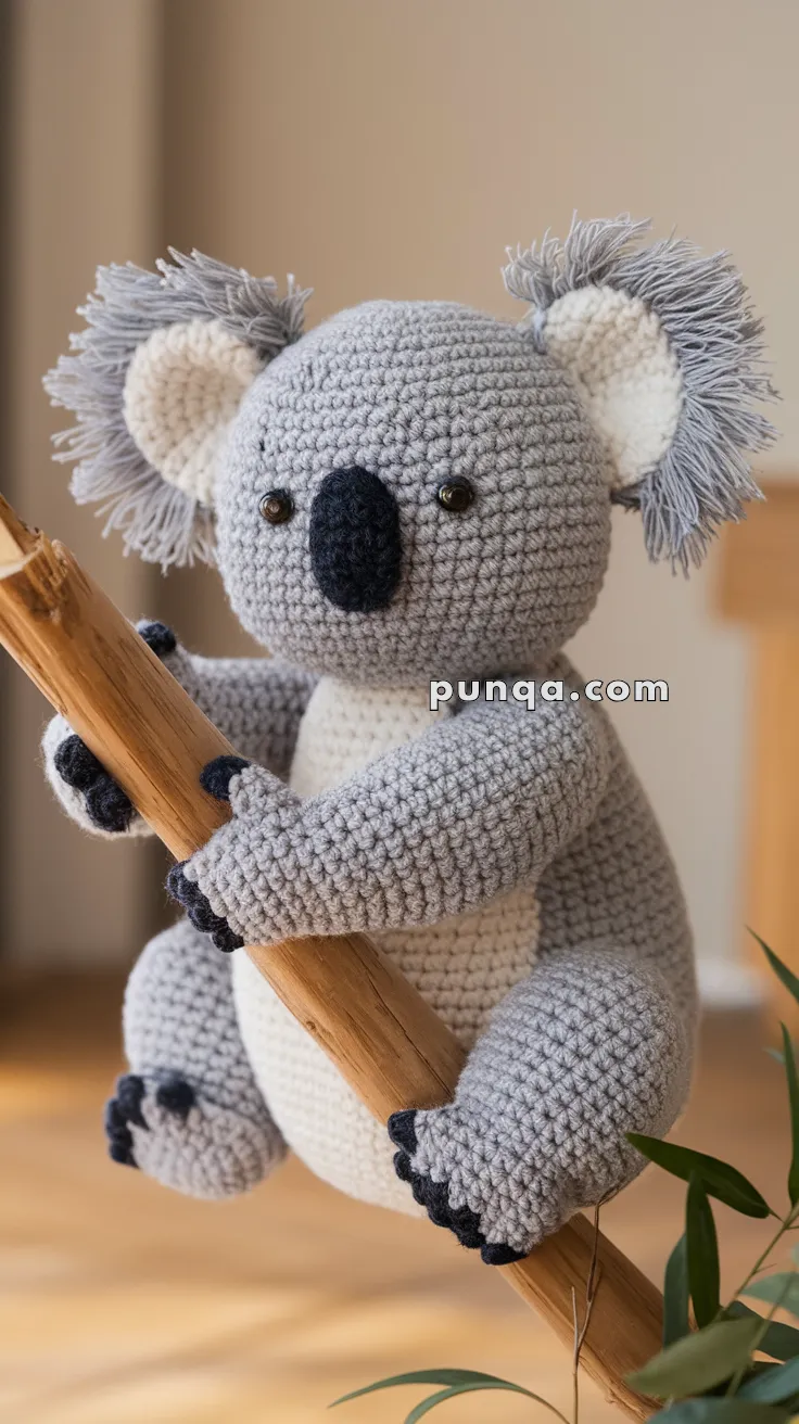 Amigurumi Chubby Koala – FREE Crochet Pattern