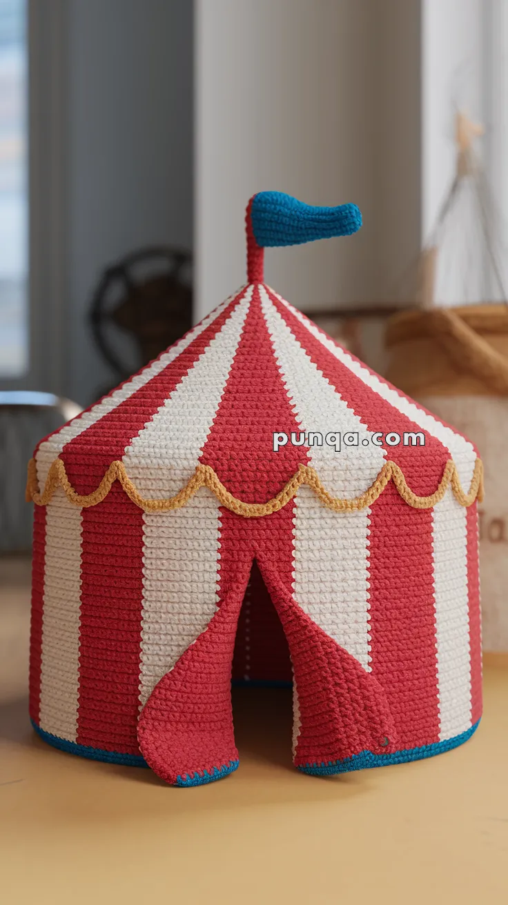 Amigurumi Circus Tent – FREE Crochet Pattern