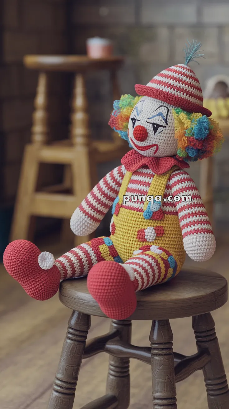 Amigurumi Clown – FREE Crochet Pattern