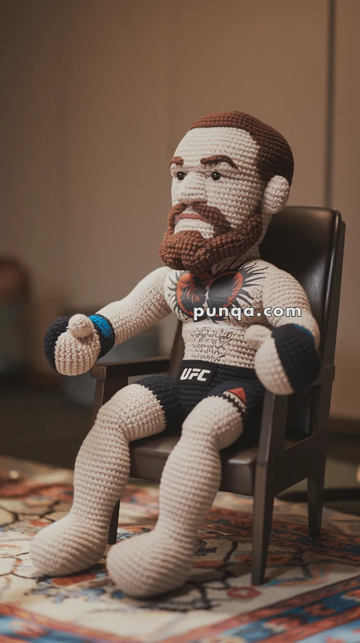 Amigurumi Conor Mcgregor – FREE Crochet Pattern