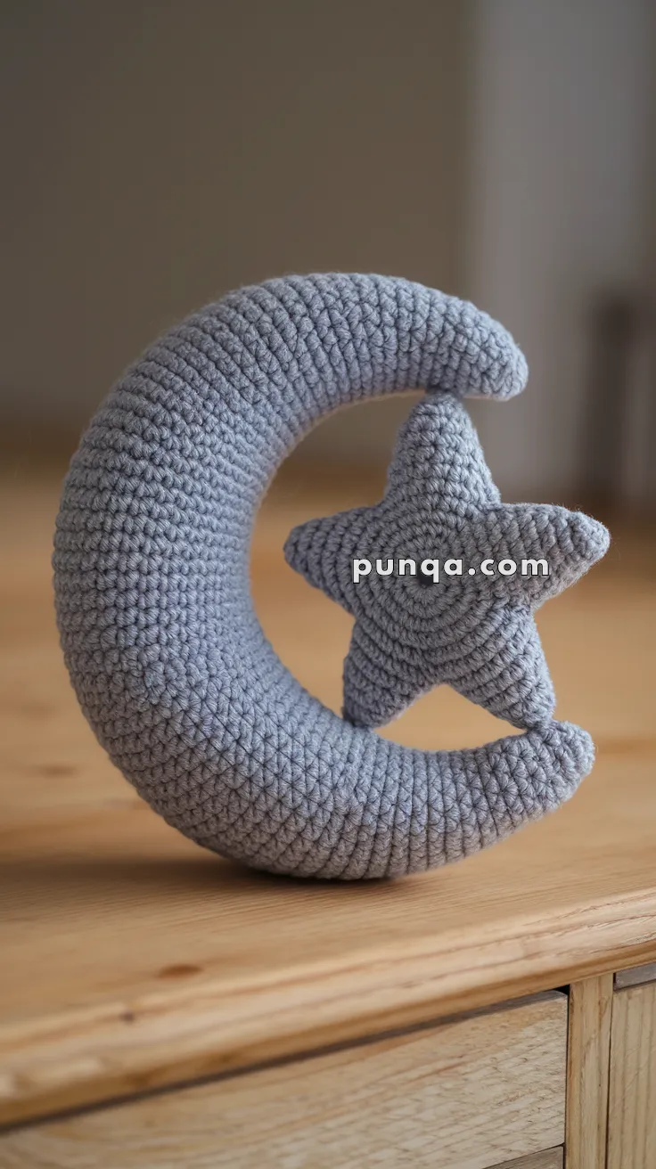 Amigurumi Crescent And Star – FREE Crochet Pattern