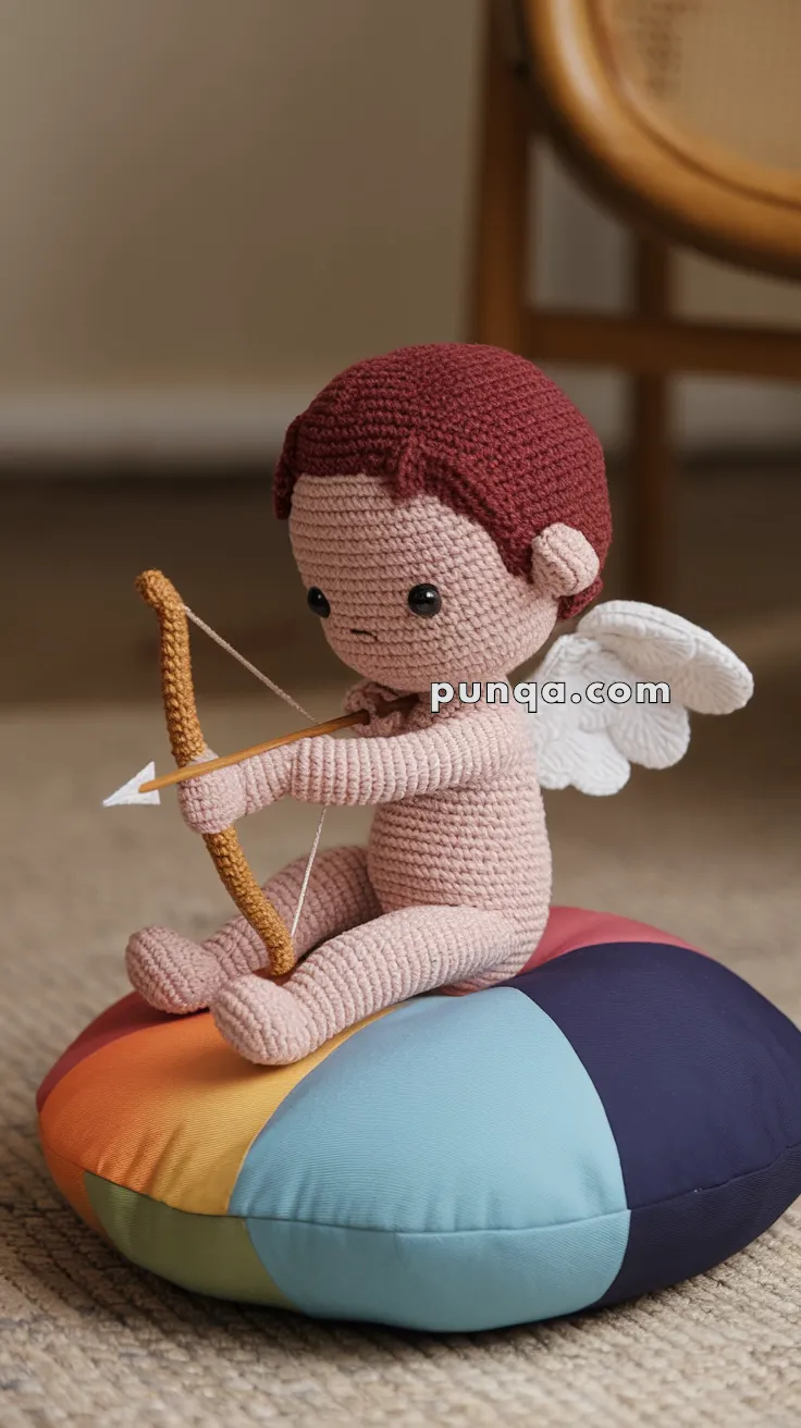 Amigurumi Cupid With Bow And Arrow – FREE Crochet Pattern