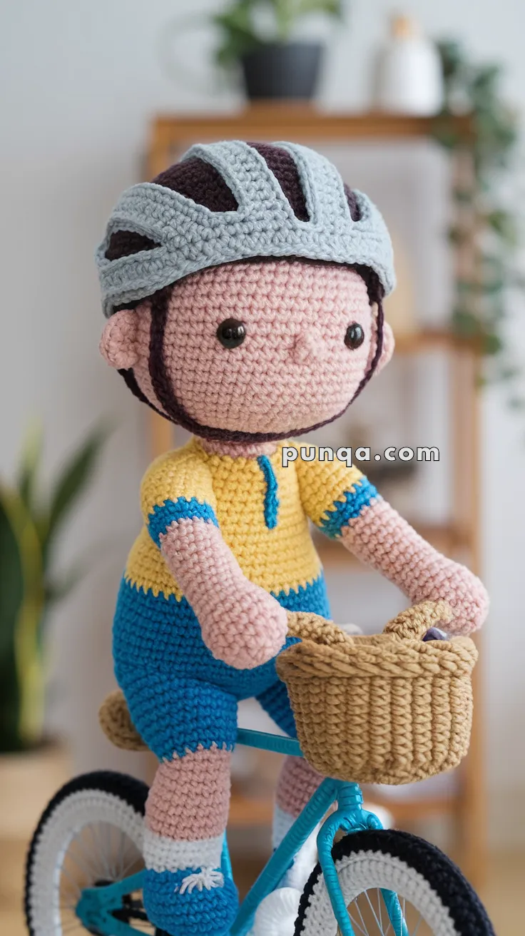 Amigurumi Cyclist – FREE Crochet Pattern