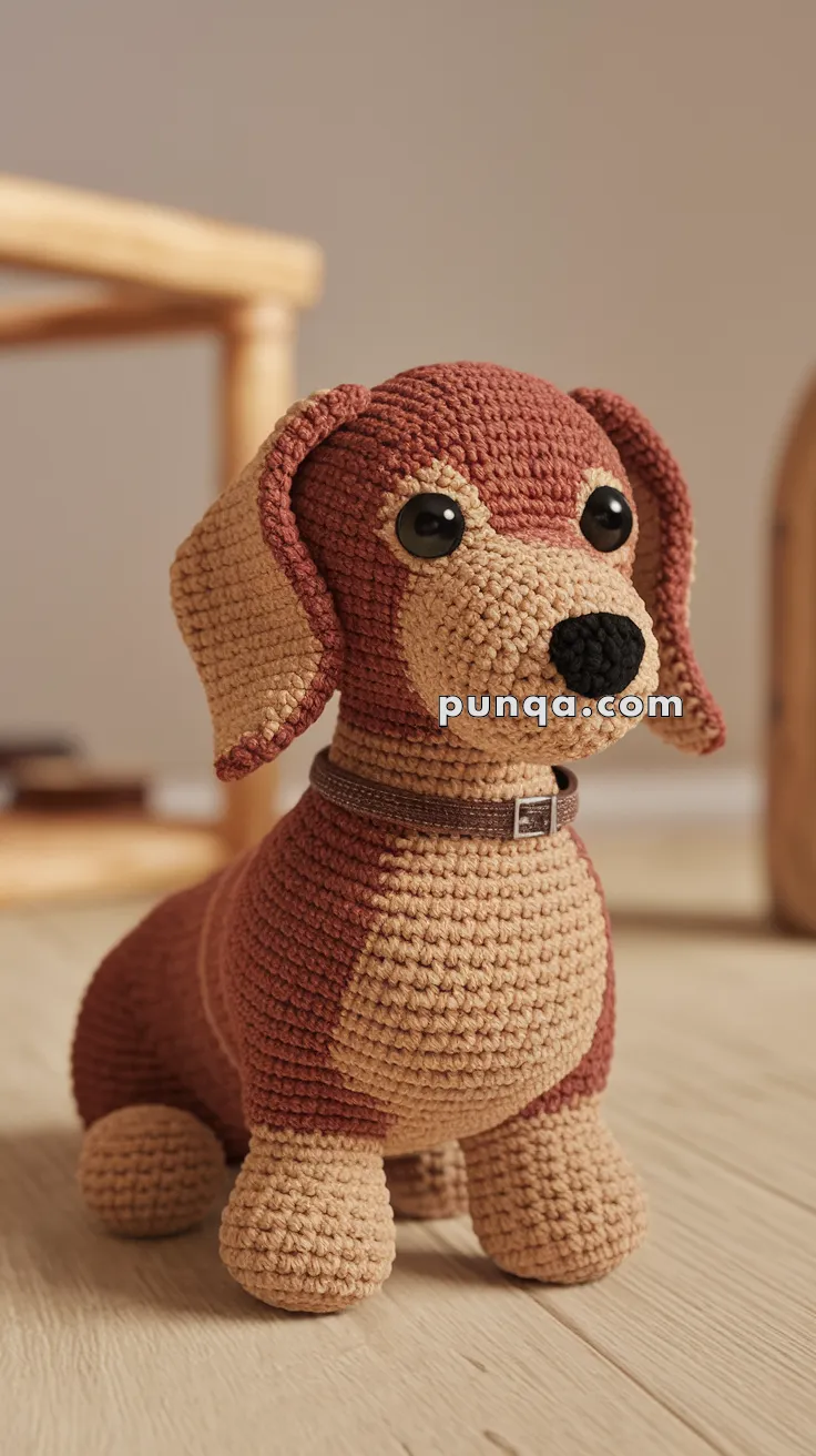Amigurumi Dachshund – FREE Crochet Pattern