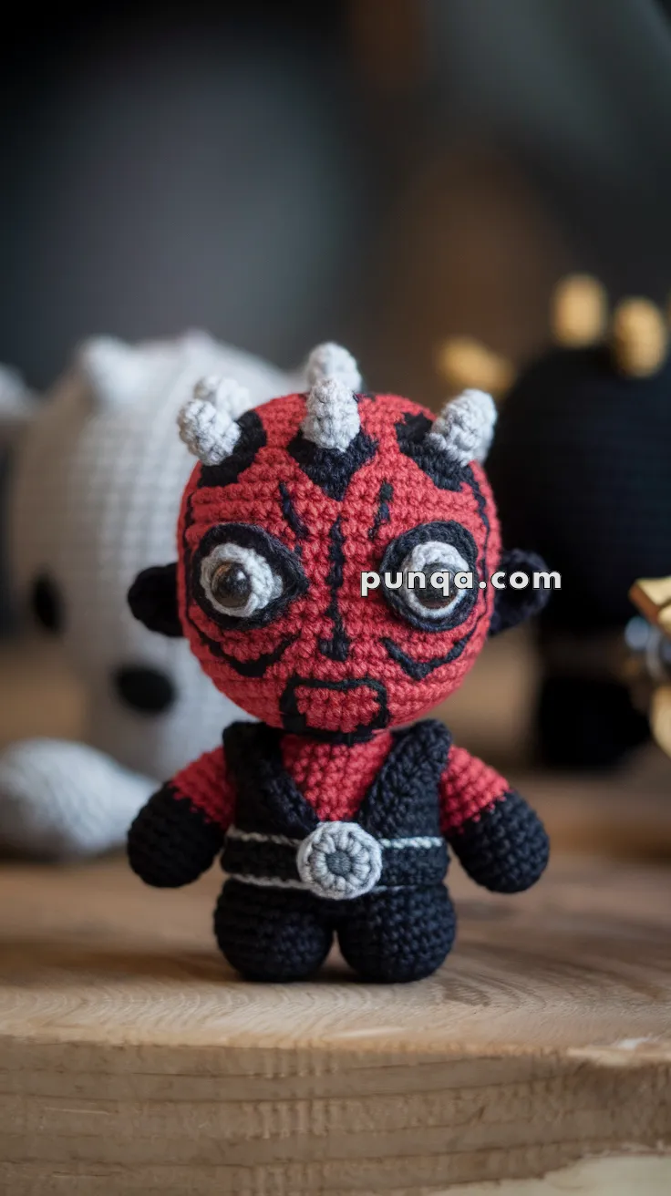 Amigurumi Darth Maul – FREE Crochet Pattern