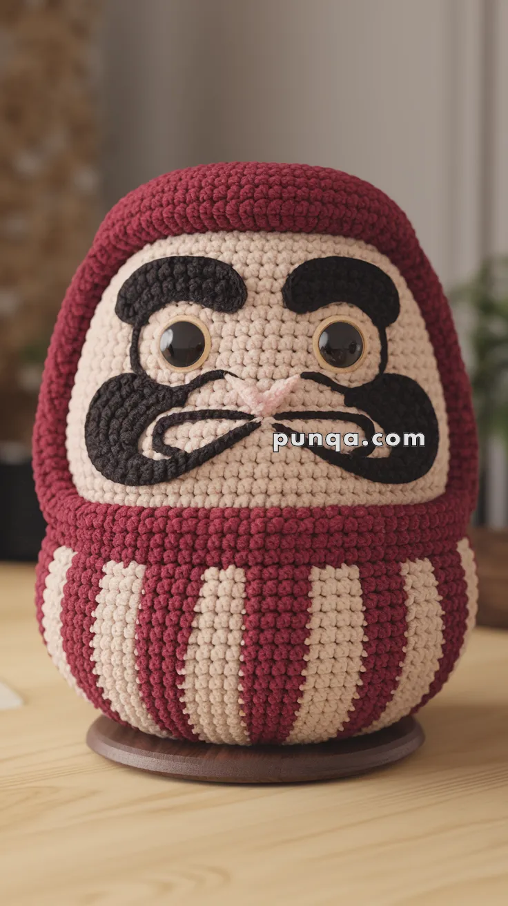 Amigurumi Daruma Doll – FREE Crochet Pattern