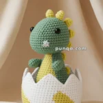Amigurumi Baby Dinosaur in Egg – FREE Crochet Pattern