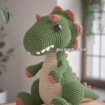 Amigurumi Dinosaur Keychain – FREE Crochet Pattern