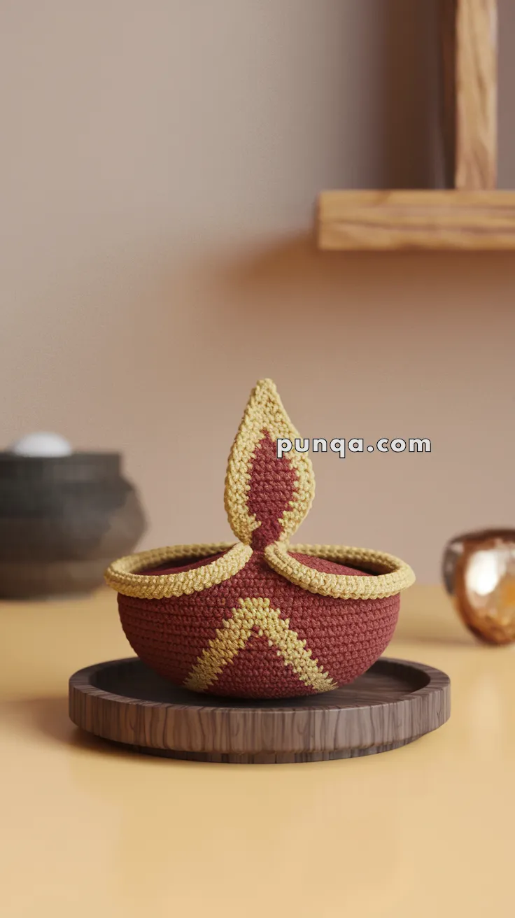Amigurumi Diwali Lamp – FREE Crochet Pattern