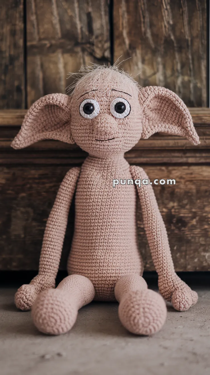 Amigurumi Dobby The House Elf – FREE Crochet Pattern